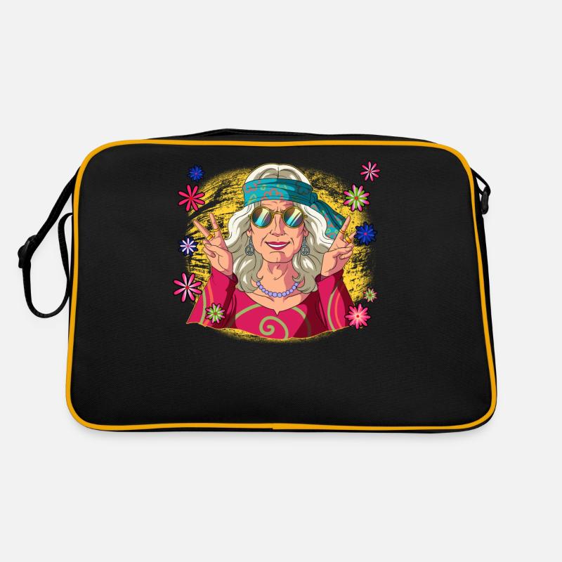 60s 70s Costume Groovy Hippie Retro Bag