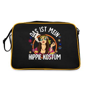 This is my hippie costume 60s 70s costume - Retro Bag - black/gold - Back