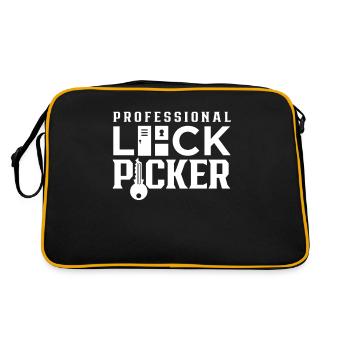 Sélecteur de serrure professionnel Crack - Sac Retro - noir/or - Dos