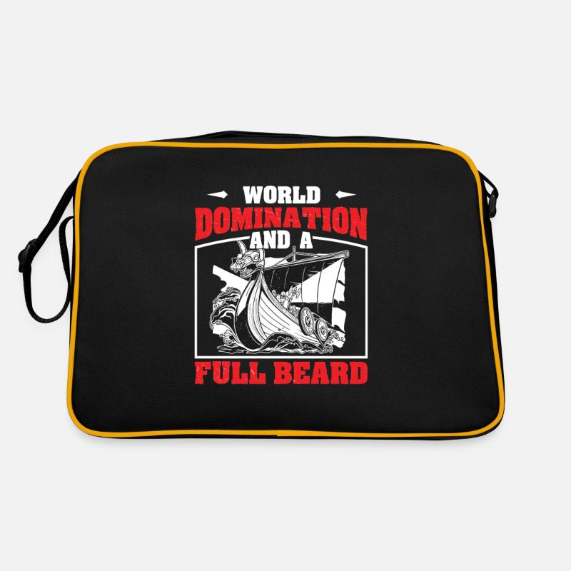 World domination of the Vikings and a full beard Retro Bag