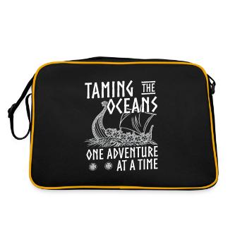 Viking One adventure after another Jomsviking - Retro Bag - black/gold - Back