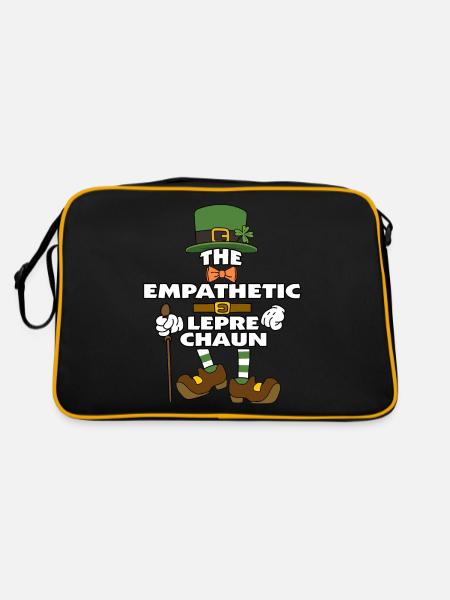 Le lutin empathique Saint-Patrick - Sac Retro - noir/or - Dos