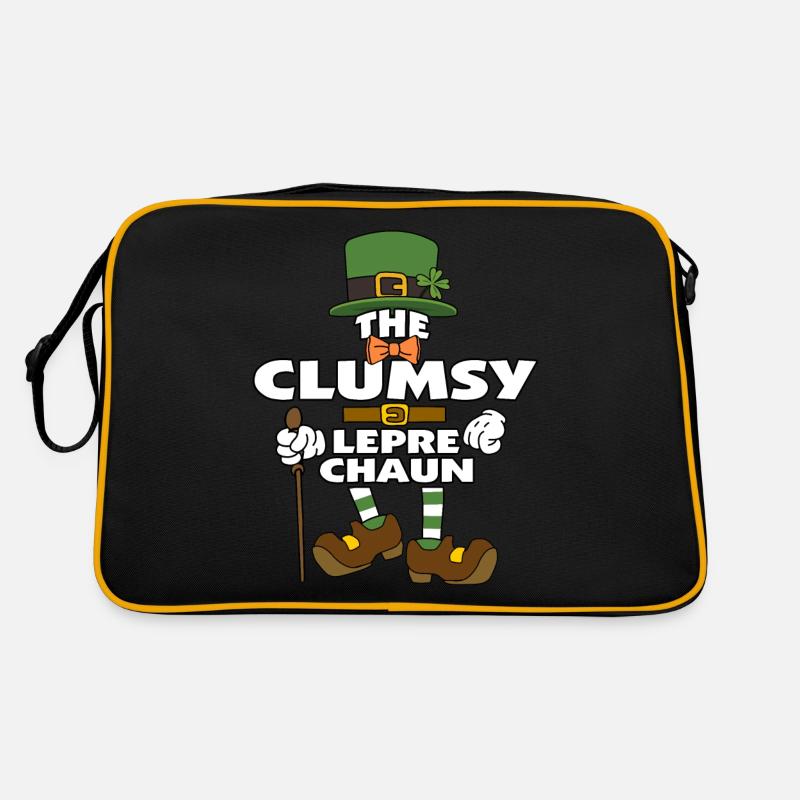 The Clumsy Leprechaun St Patrick's Day Retro Tasche