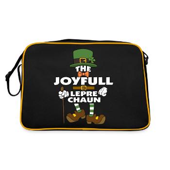 Le joyeux lutin St Patrick - Sac Retro - noir/or - Dos