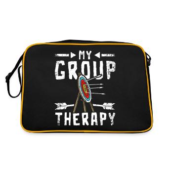 My group therapy archery - Retro Bag - black/gold - Back