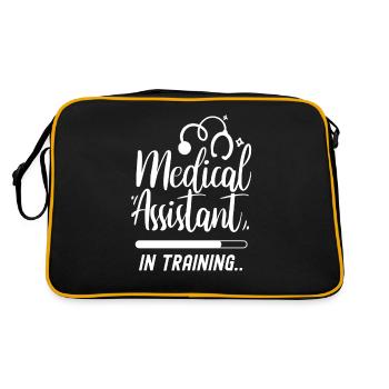 Medical Assistant in training Assistant - Retro Bag - black/gold - Back