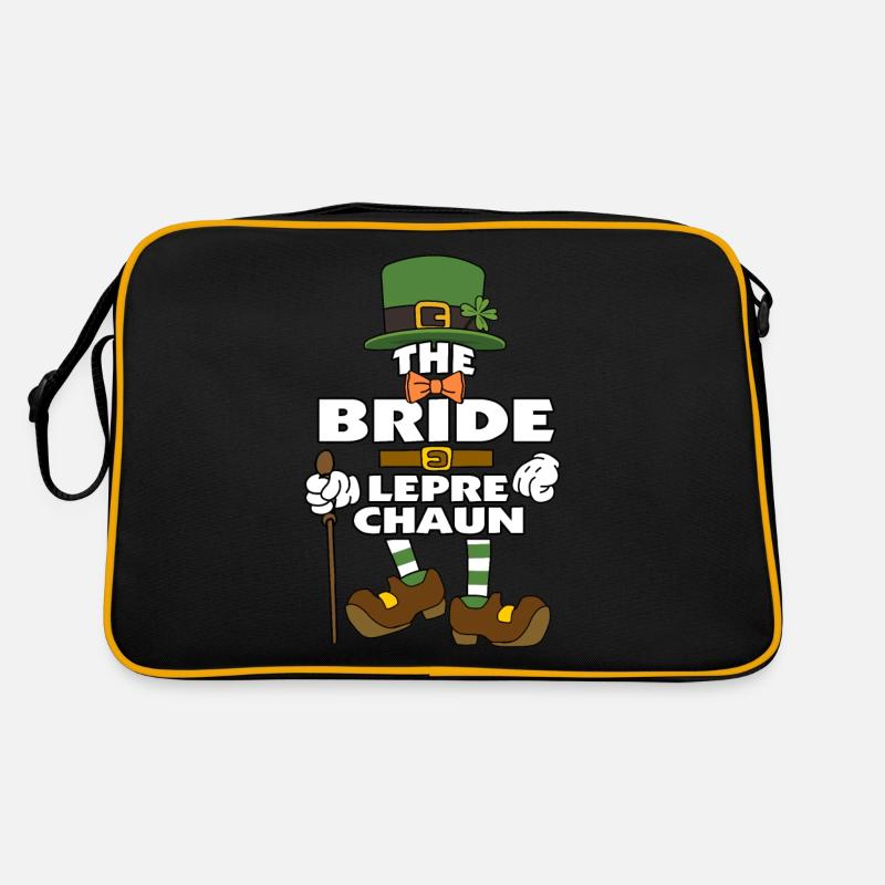 The Bride Leprechaun St Patrick's Day Retro Tasche