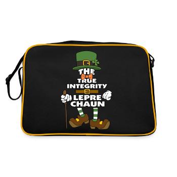 La vraie intégrité Leprechaun St Patrick’s Day - Sac Retro - noir/or - Dos