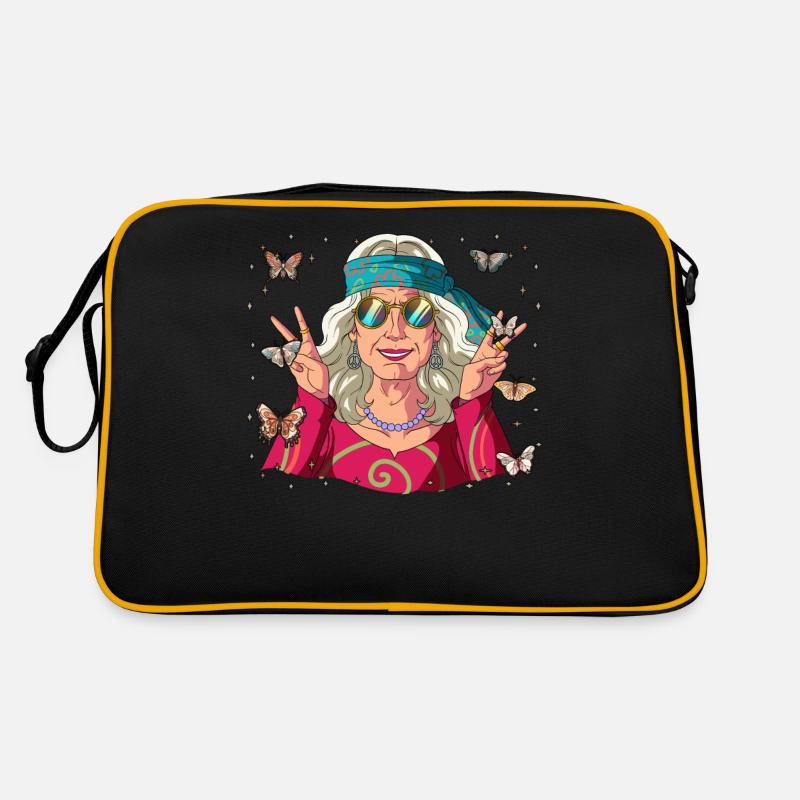 60s 70s Costume Groovy Hippie Retro Bag