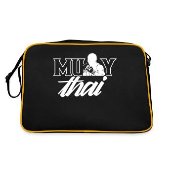 Muay Thai Arts Martiaux Arts Martiaux Arts Martiaux - Sac Retro - noir/or - Dos