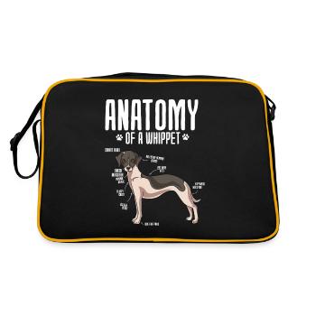 Whippet - Retro Bag - black/gold - Back