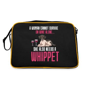 Whippet - Retro Bag - black/gold - Back