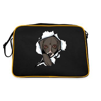 Whippet - Retro Bag - black/gold - Back