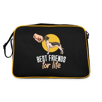 Whippet - Retro Bag - black/gold - Back