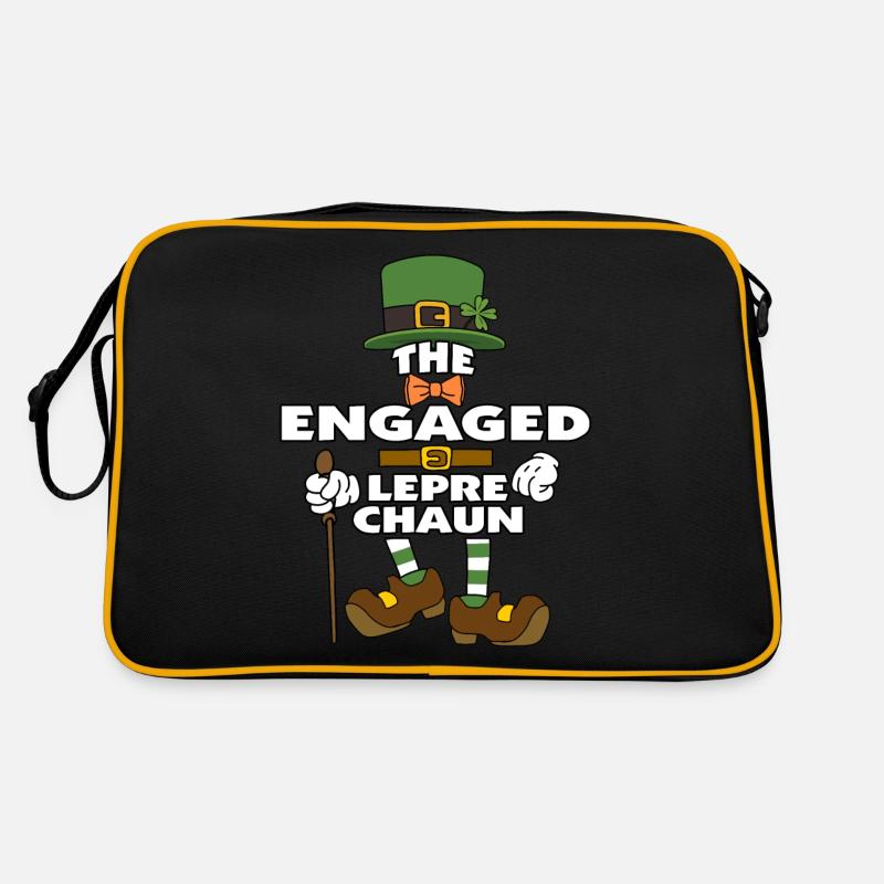 The Engaged Leprechaun St Patrick's Day Retro Tasche