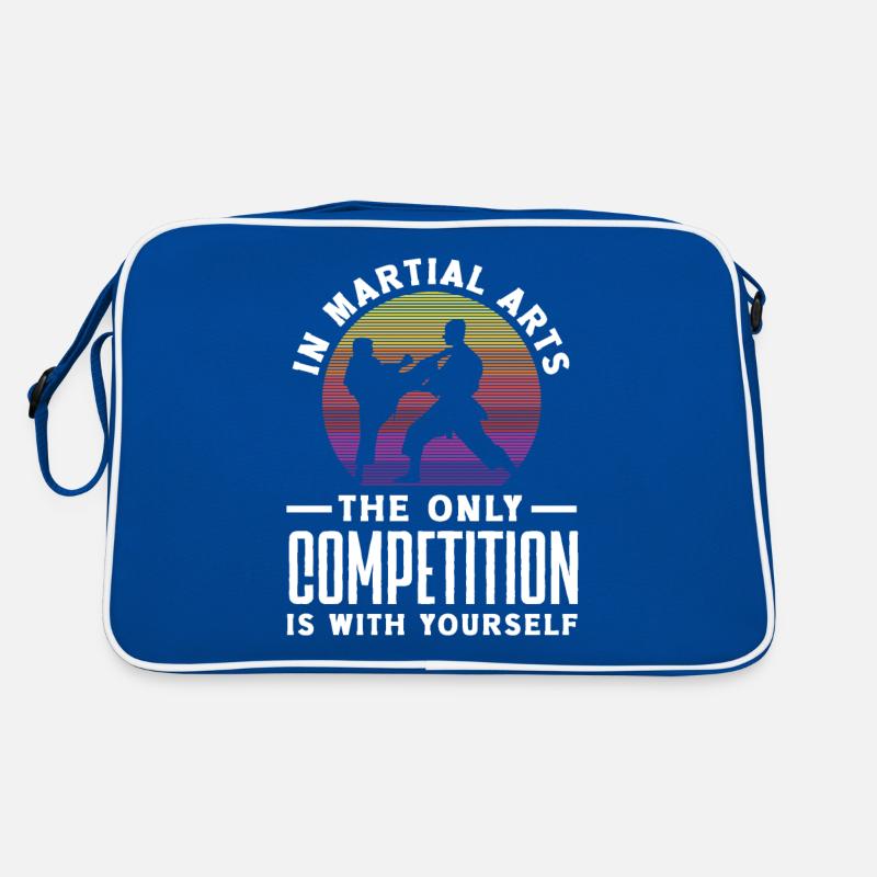 Dans la compétition d’arts martiaux est avec vous-même Jiu Sac Retro