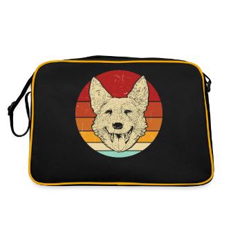 Australian Cattle Dog - Retro Bag - black/gold - Back