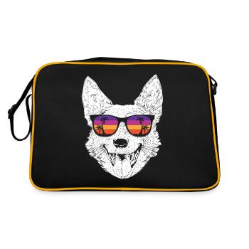 Australian Cattle Dog - Retro Bag - black/gold - Back