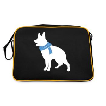Australian Cattle Dog - Retro Bag - black/gold - Back