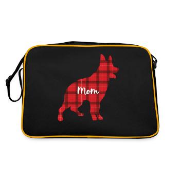 Australian Cattle Dog - Retro Bag - black/gold - Back