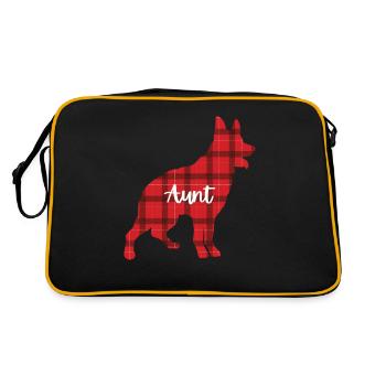 Australian Cattle Dog - Retro Bag - black/gold - Back