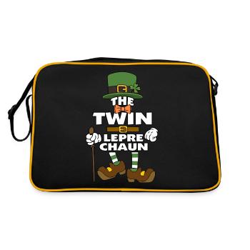 Le lutin jumeau St Patrick - Sac Retro - noir/or - Dos