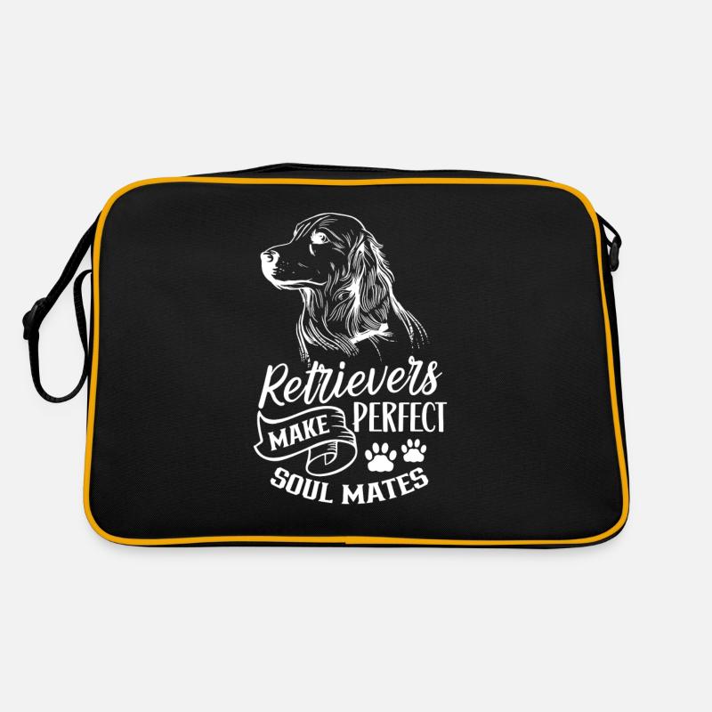 Les retrievers sont de parfaits chiens d’âme sœur Sac Retro