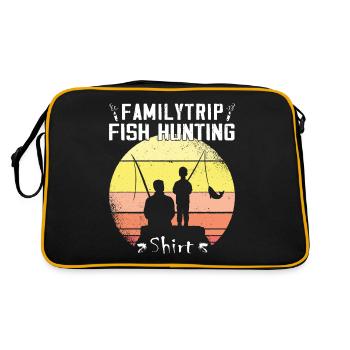 FamilyTrip - Chasse au poisson - Zander Hunter - Sac Retro - noir/or - Dos