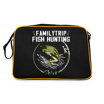 FamilyTrip - Chasse au poisson - Zander Hunter - Sac Retro - noir/or - Dos