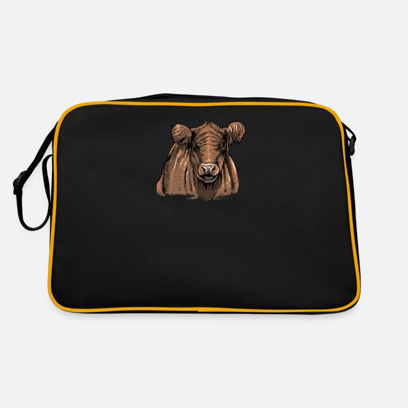 Bovins Galloway I Ecosse élevage bovin pour Sac Retro