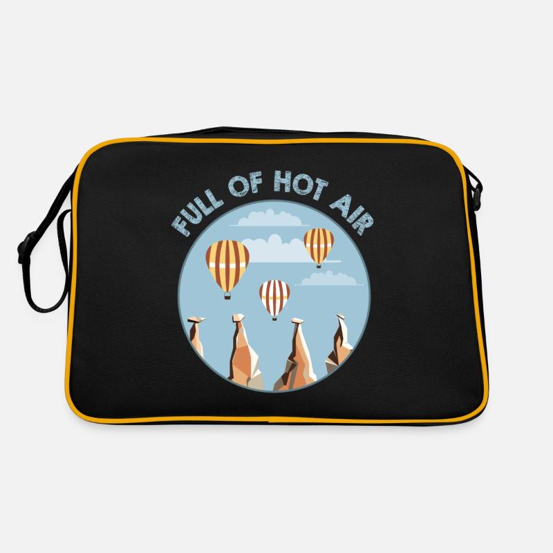 Heißluftballon & Ballon Fahrer Geschenk Retro Tasche