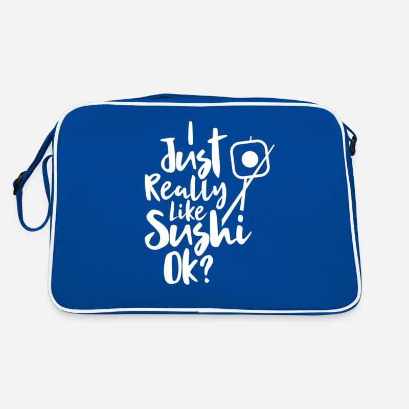 J’aime vraiment manger un fan de sushi Sac Retro