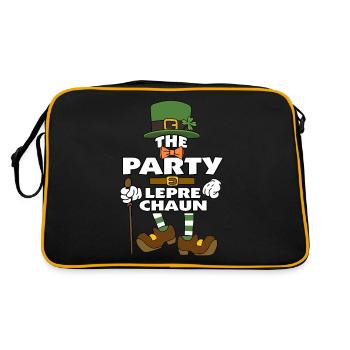Le lutin de fête de la Saint-Patrick - Sac Retro - noir/or - Dos