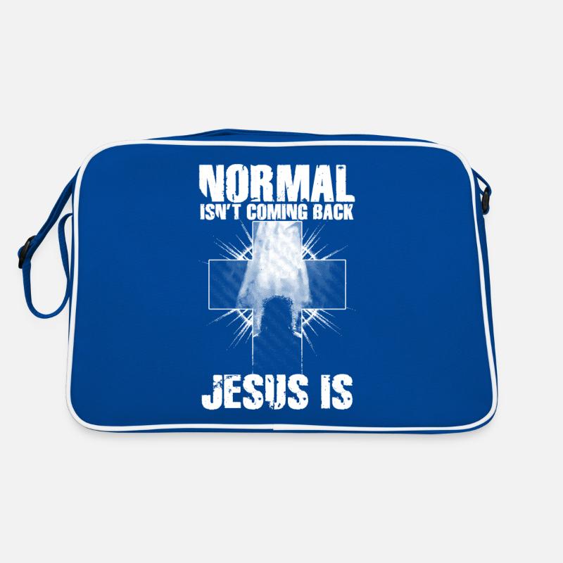 Normal Isn't Coming Back Jesus Is Retro Tasche