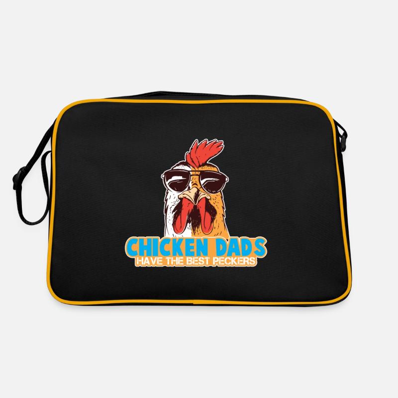 Chicken Daddy Chicken Chicken Father Retro Bag