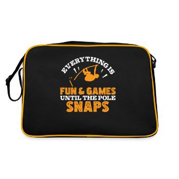 Jeux et divertissements jusqu'à ce que le pôle - Sac Retro - noir/or - Dos