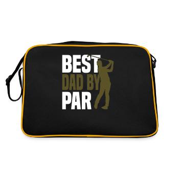 Golf Balle de Golf Balise Balles Sport - Sac Retro - noir/or - Dos