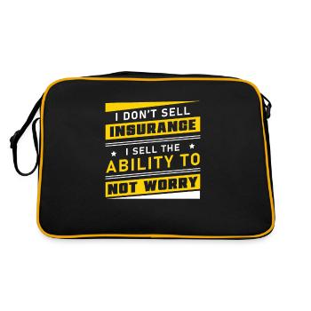 Insurance agents The ability to - Retro Bag - black/gold - Back