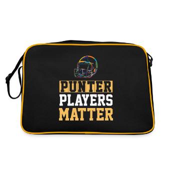 Superbe joueur de football pour les fans de - Sac Retro - noir/or - Dos