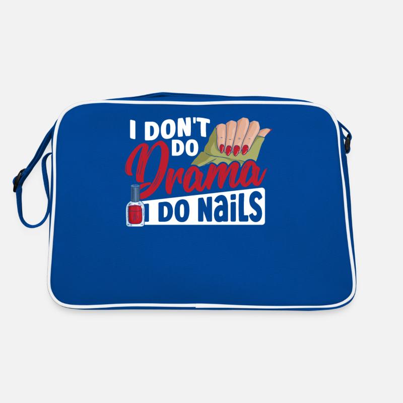 I Don't Do Drama I Do Nails Nail Tech Nail Retro Tasche