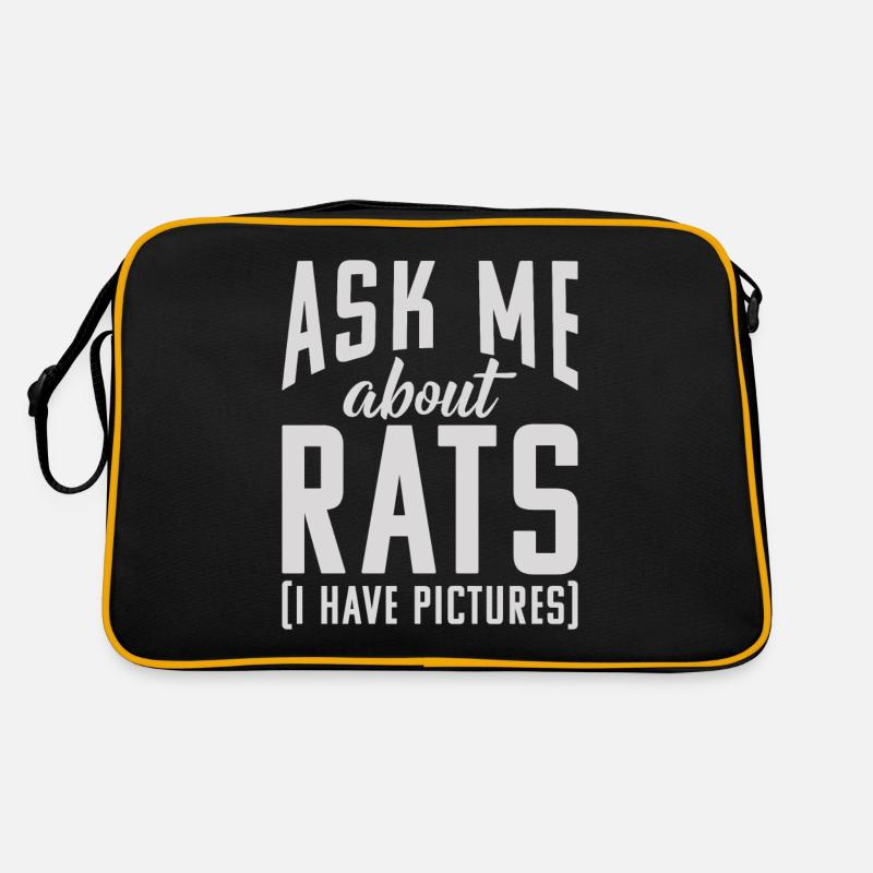 Rat Propriétaire Cadeau Rats Lover Sac Retro