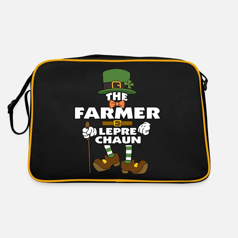 The Farmer Leprechaun St Patrick's Day Retro Bag