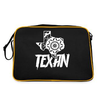 Texan sayings Proud Texas Texan - Retro Bag - black/gold - Back