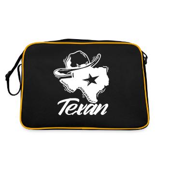 Texan Sayings Texas Pride - Retro Bag - black/gold - Back