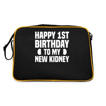 Kidney Organ Donor - Retro Bag - black/gold - Back