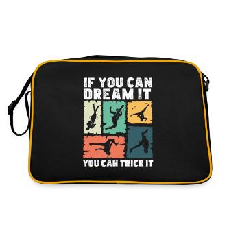 Tricking Dream It Trick It Funny - Sac Retro - noir/or - Dos