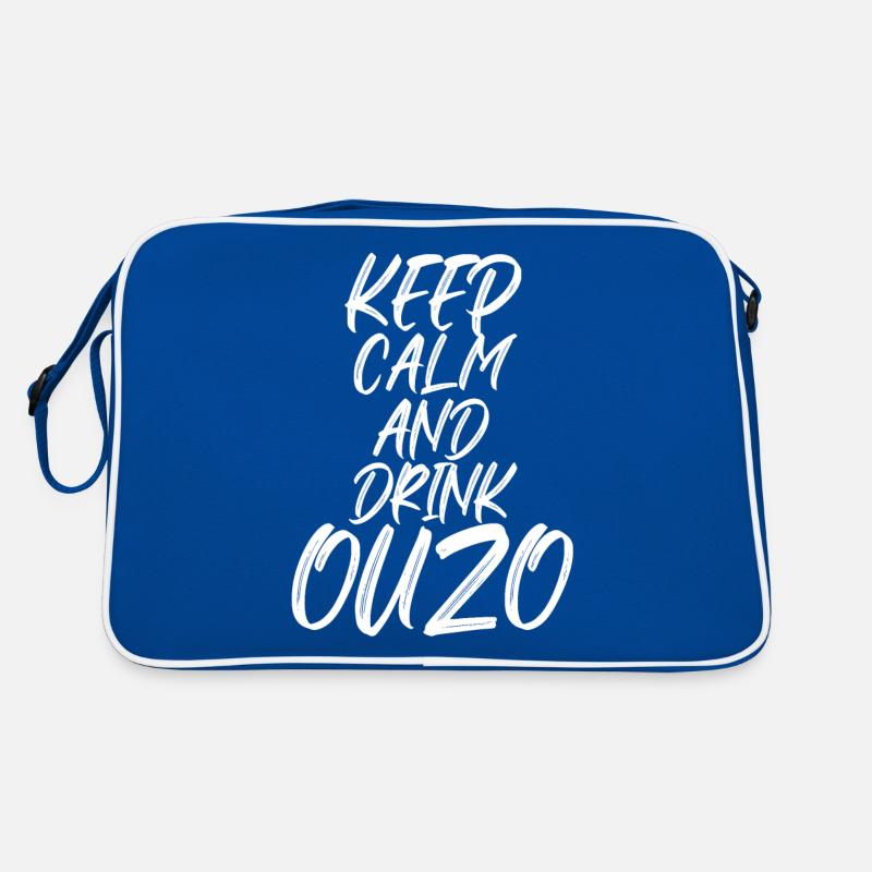 Ouzo disant pour les Grecs Un ouzo par jour Sac Retro