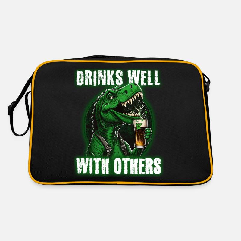 St Paddys St Patricksday St Patrick Day Retro Tasche