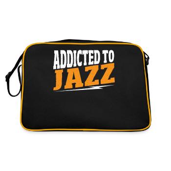 Accro au jazz jazz musique jazz jazz auditeur - Sac Retro - noir/or - Dos
