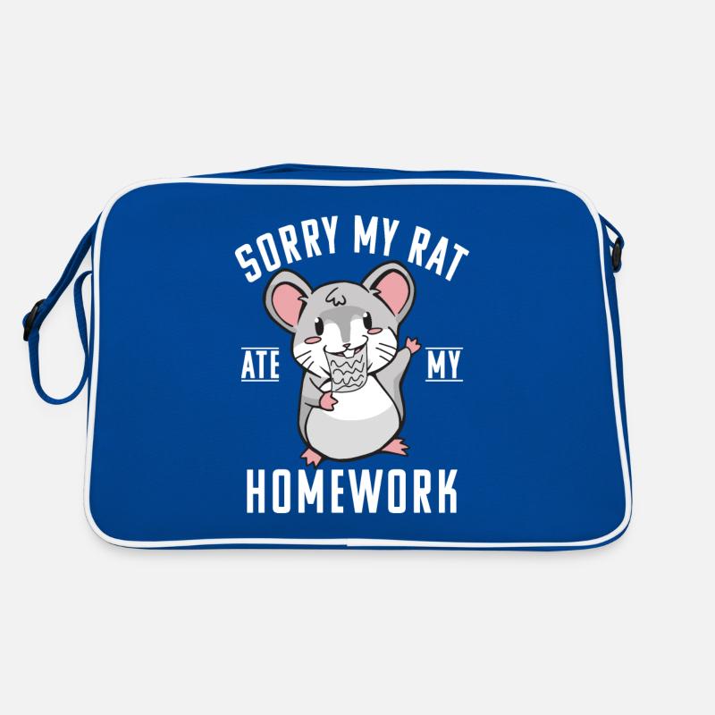 Rattenbesitzer Geschenk Ratten Liebhaber Retro Tasche